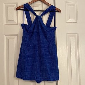 Vineyard Vines basket weave halter jumpsuit- never worn